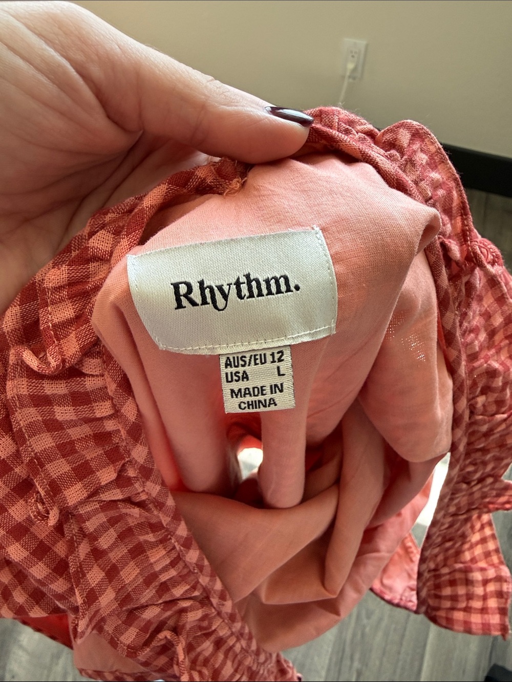 Rhythm Lola Check Ruffle Mini Dress - Picture 5 of 5